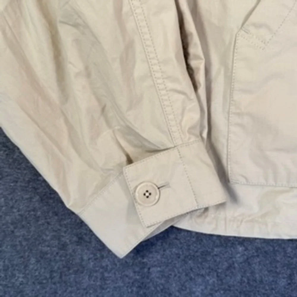 Lemaire Parachute Blouson Stone Beige Ventile Cotton Jacket Mens 48 US M NWT